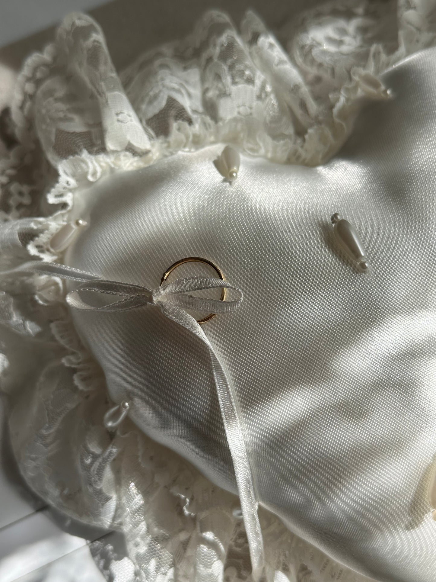 SATIN RING BEARER PILLOW