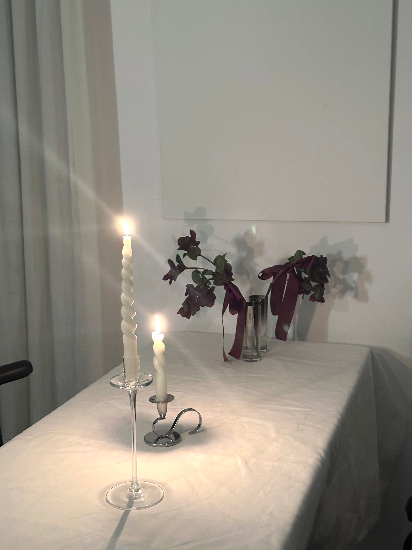 GLASS CANDLE HOLDER