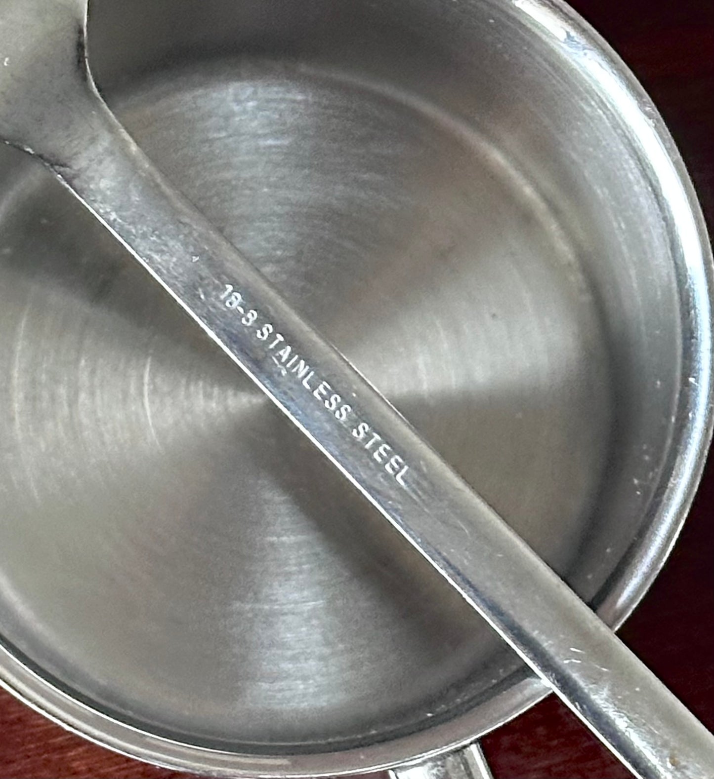 STAINLESS STEEL CUP WITH SPOON