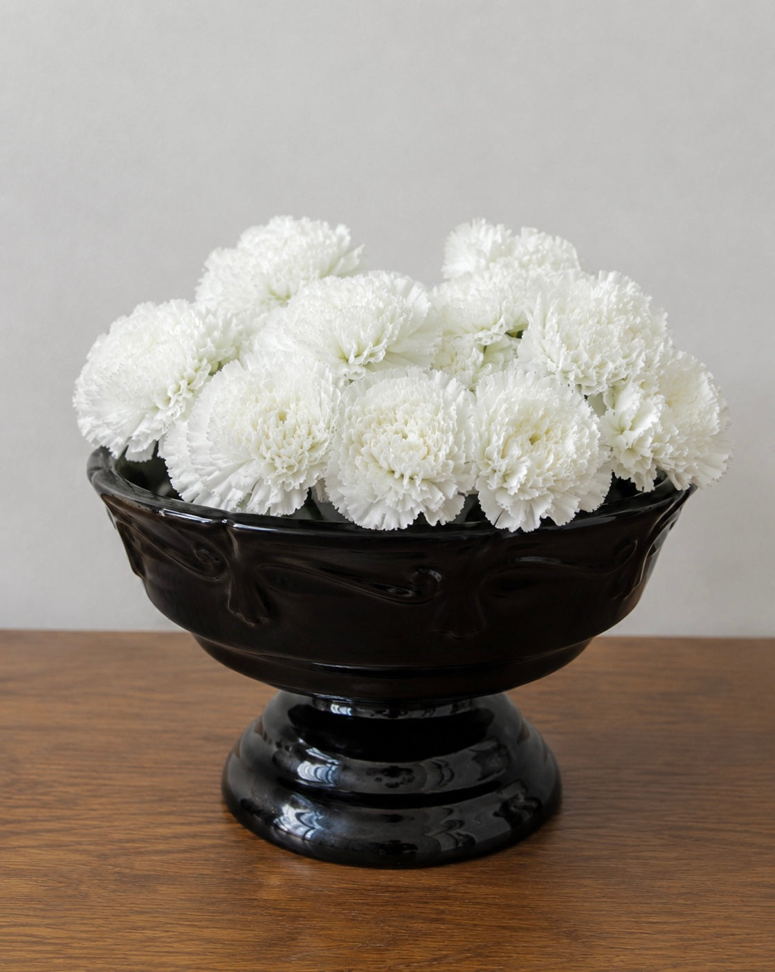 Ceramic vintage champagne vase