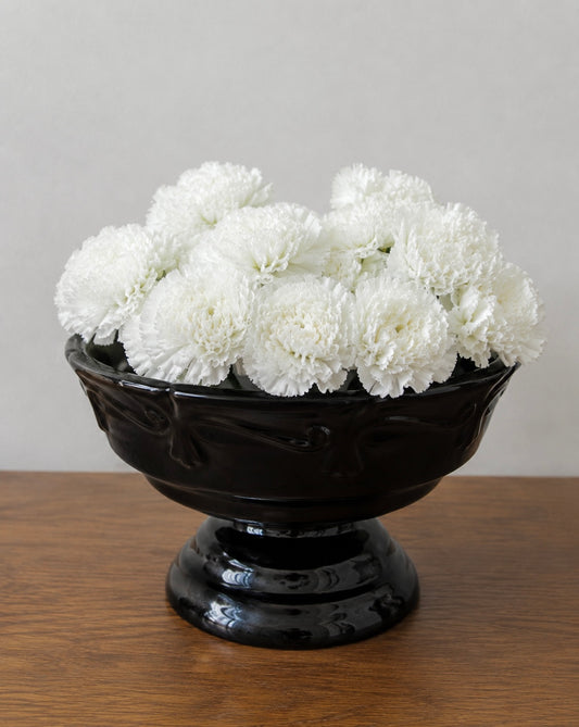 Ceramic vintage champagne vase