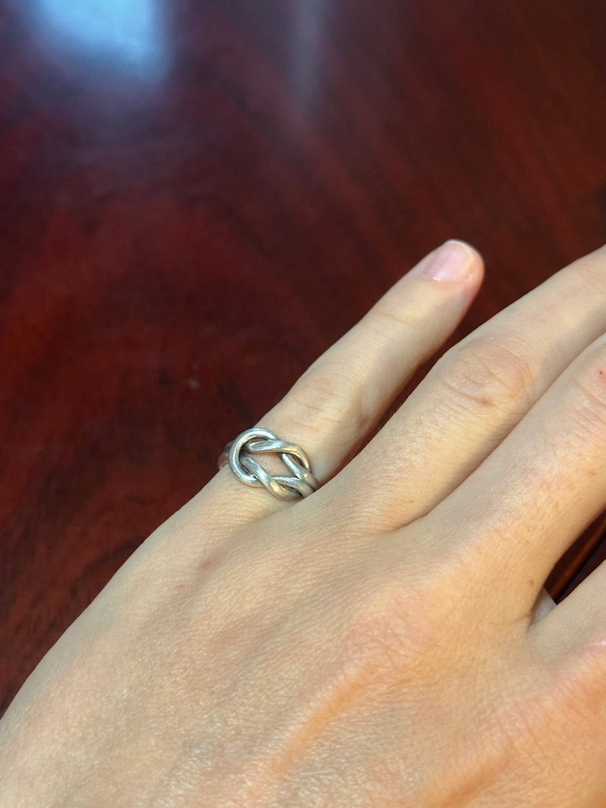 Knot Silver Ring