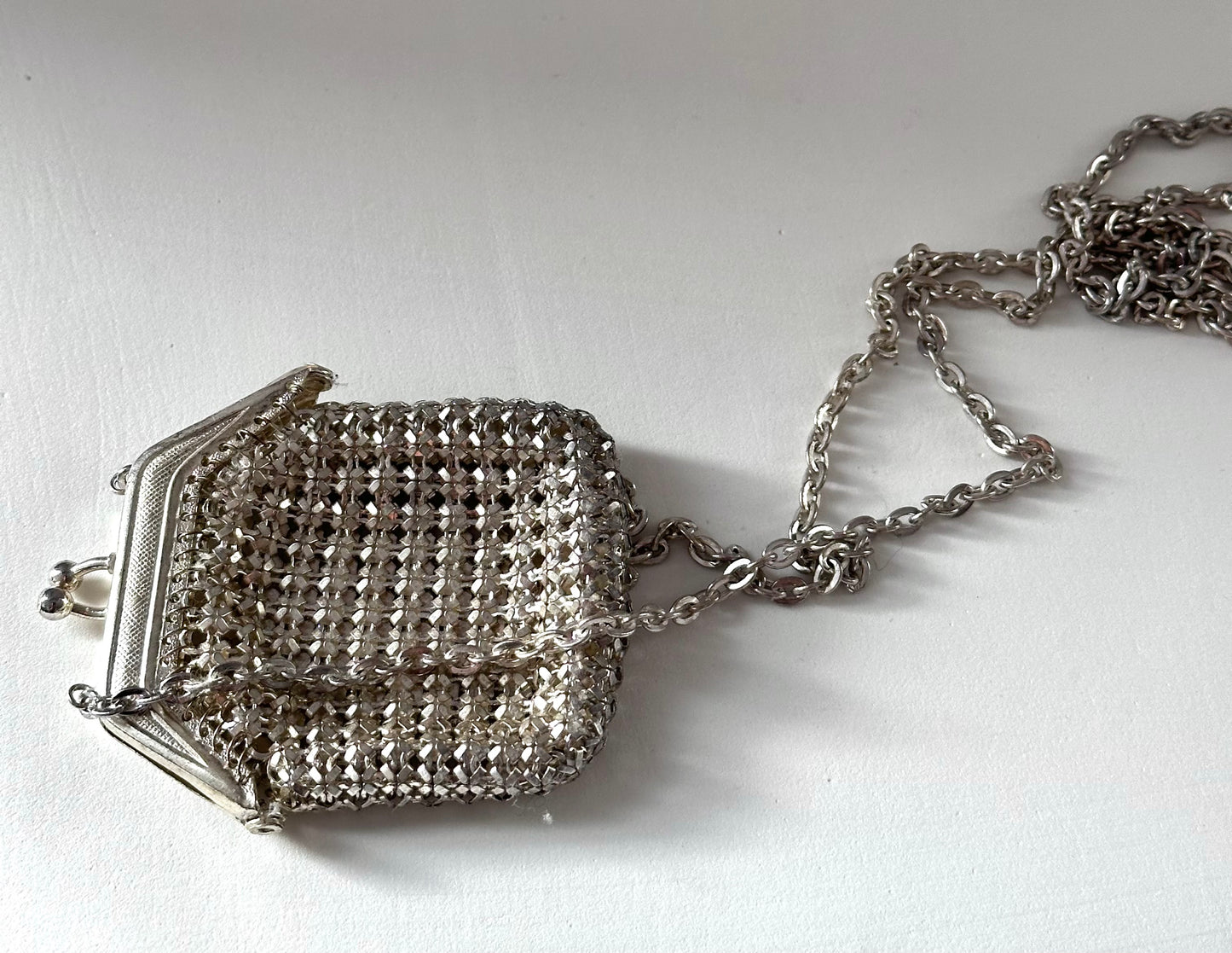 METALLIC MINIATURE BAG PENDANT