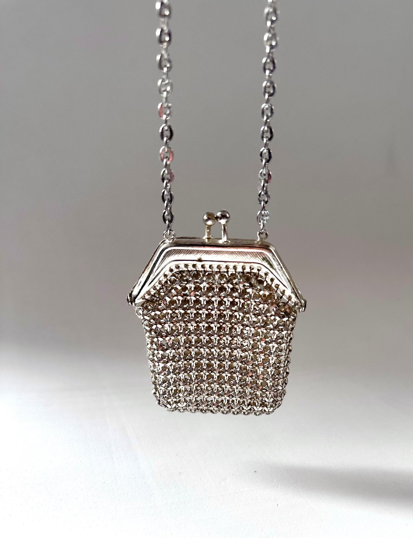 METALLIC MINIATURE BAG PENDANT