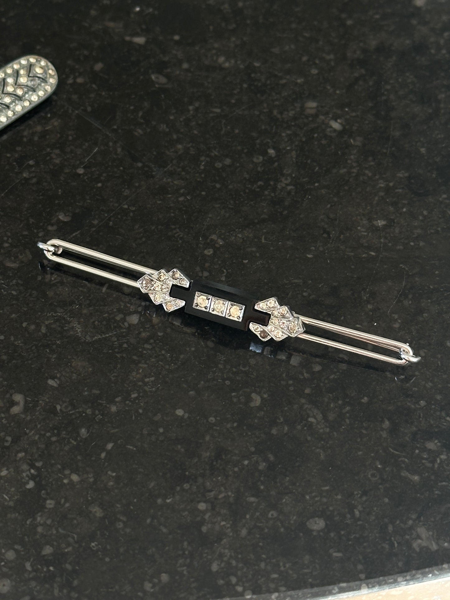 Art Deco Bar Brooch
