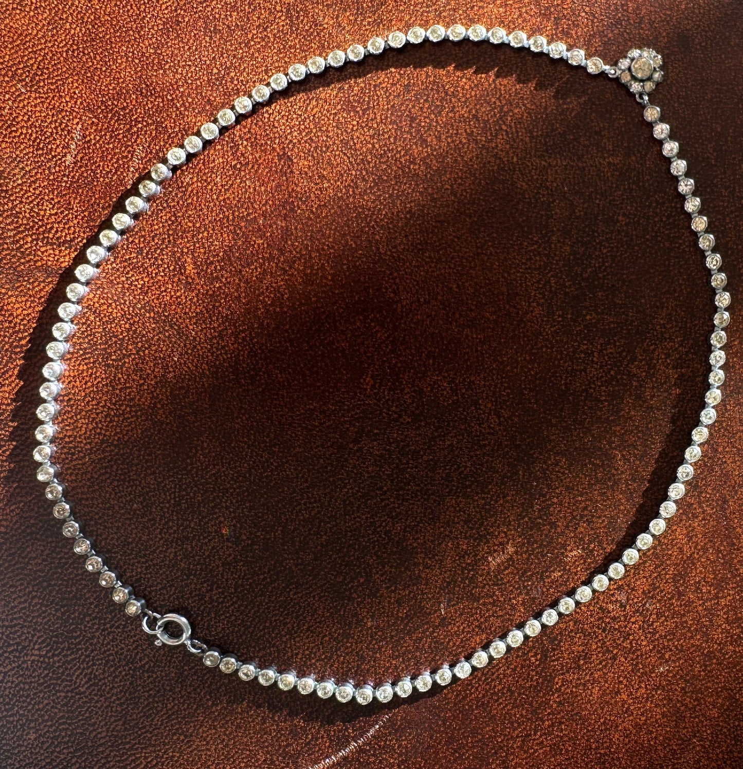 Zirconium Vintage Round Necklace