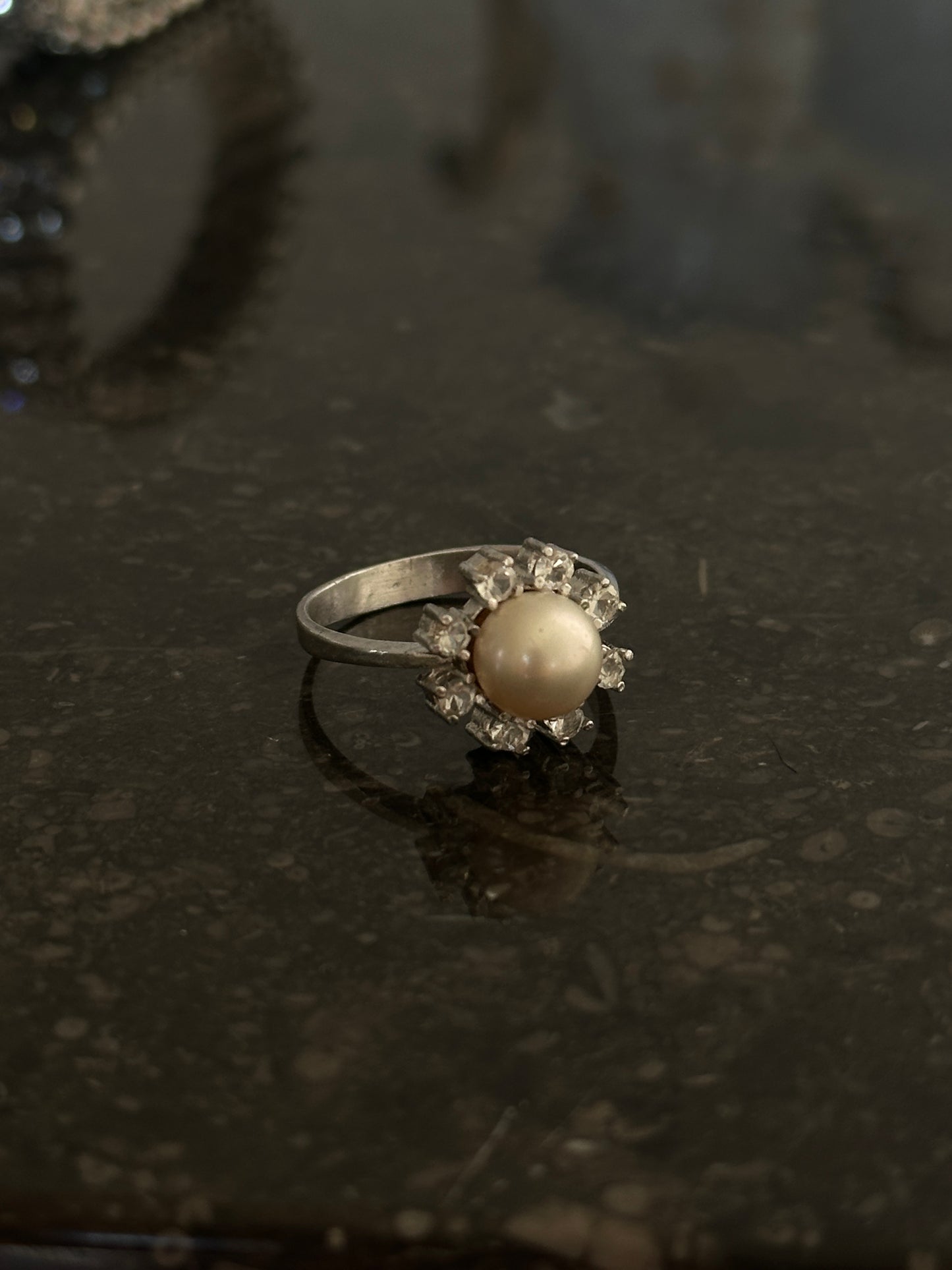 Flower Pearl Ring