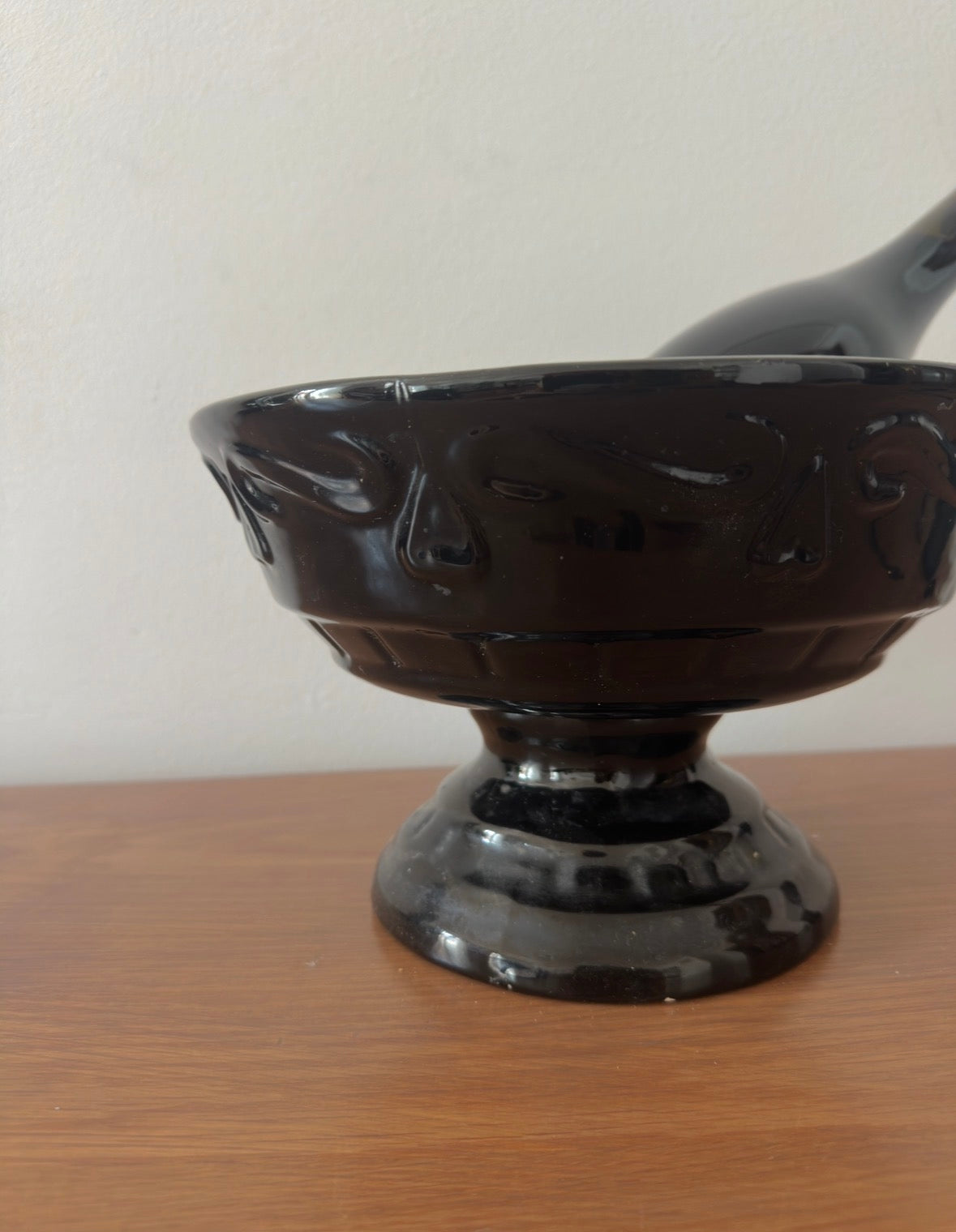Ceramic vintage champagne vase