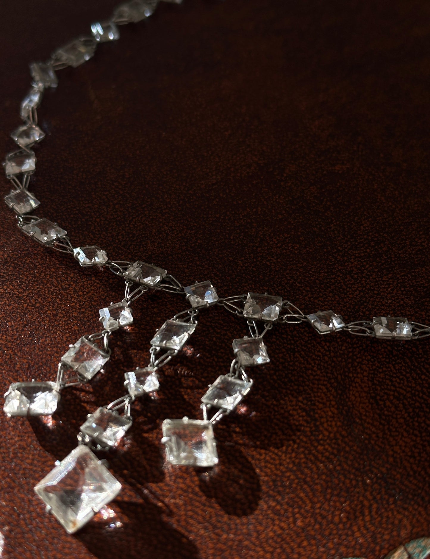 Crystal vintage necklace