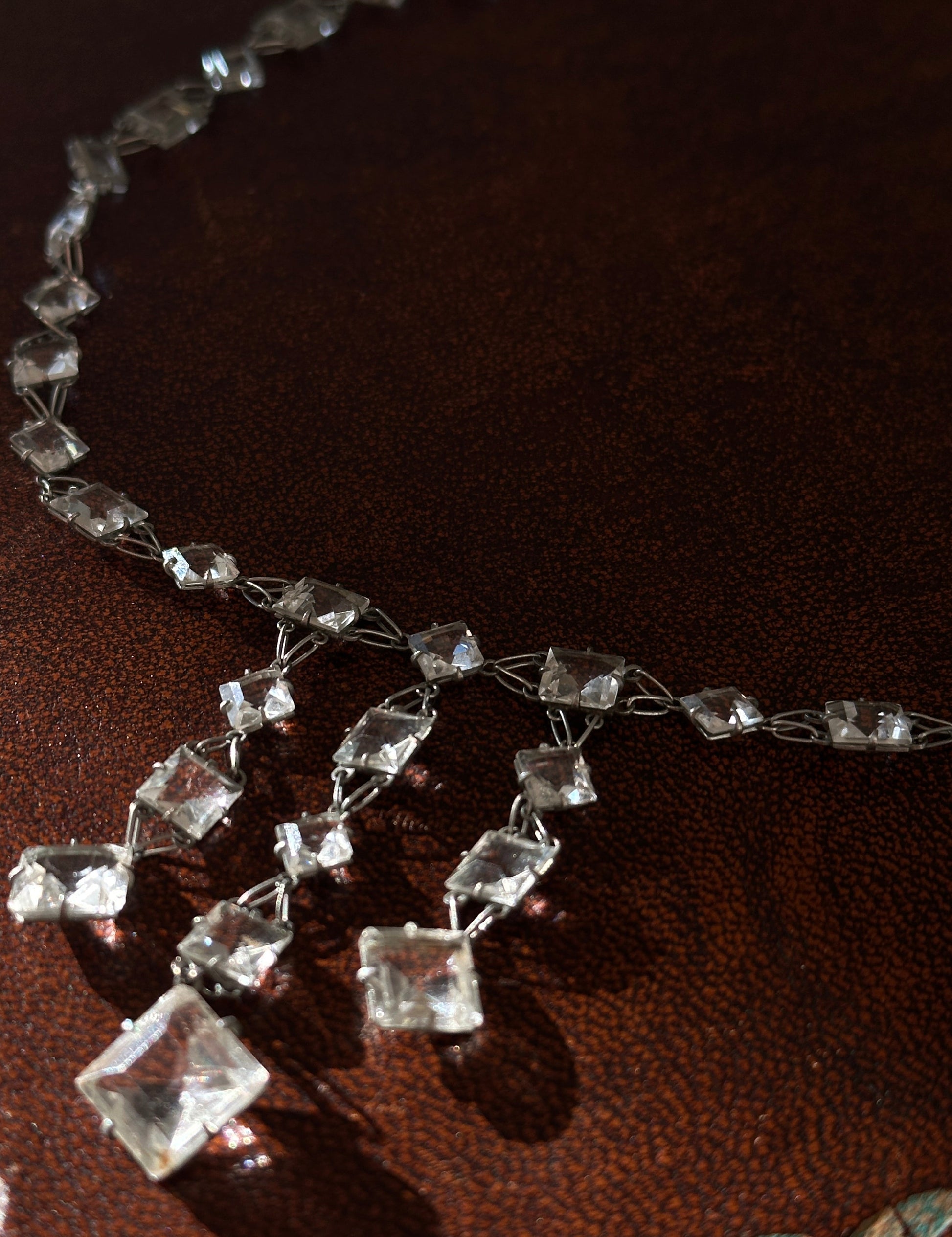 Crystal vintage necklace