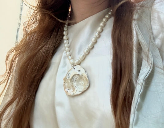 Heavy Cultivated Pearl Necklace
