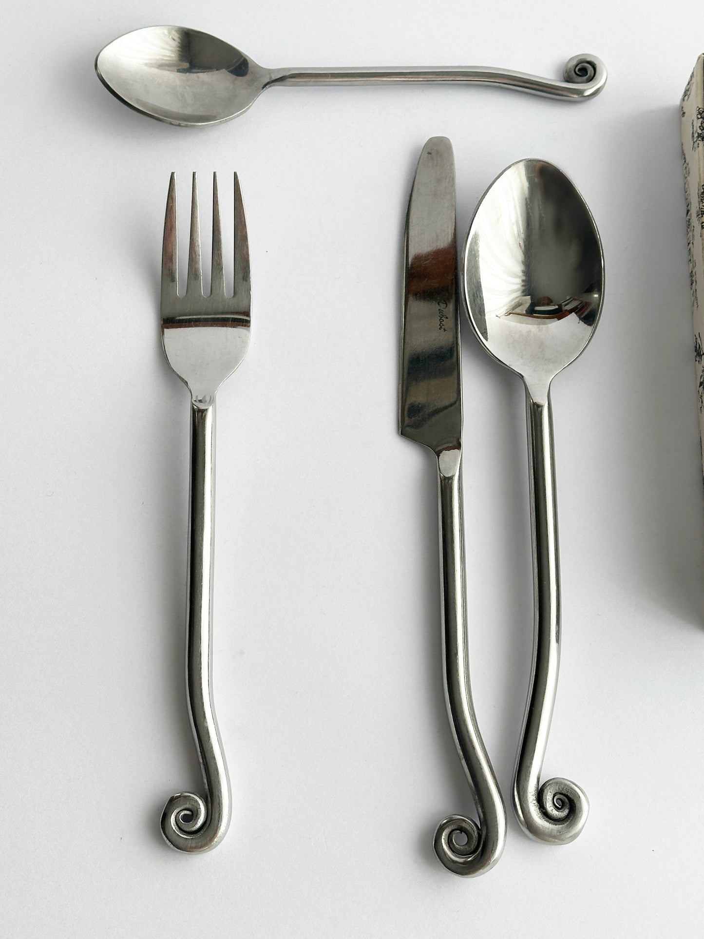 Dubost Vintage Swirl Cutlery Set