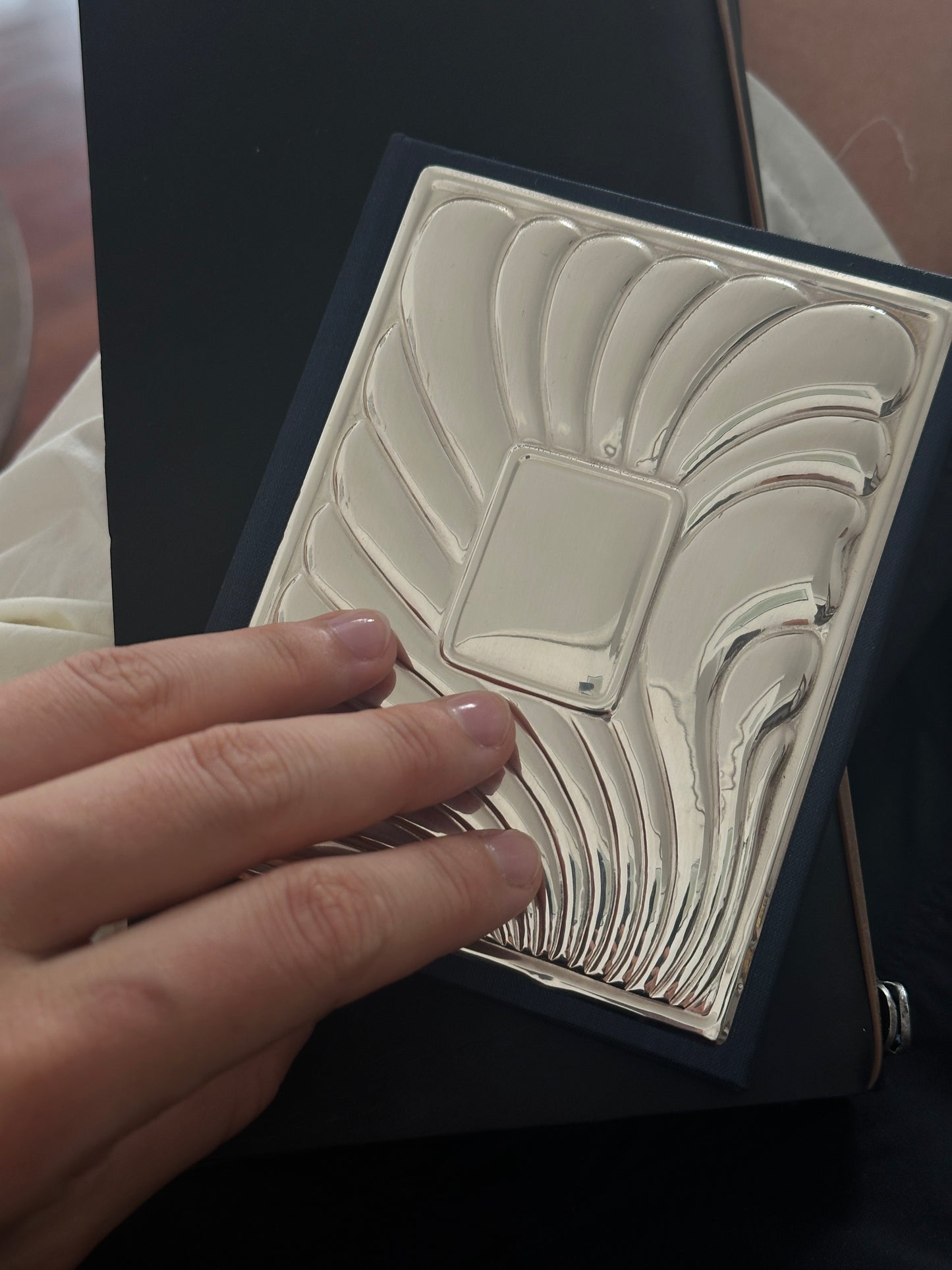 Decorative agenda silver 