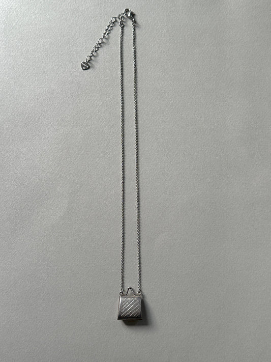 Vintage Necklace with Purse Pendant 